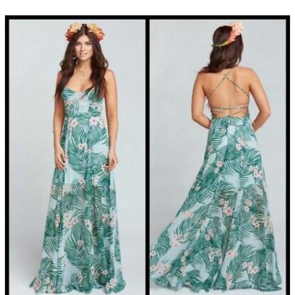 Show Me Your Mumu Godshaw Goddess Gown Hanalei